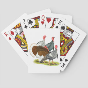 Rare Turkey Quartet Playing Cards