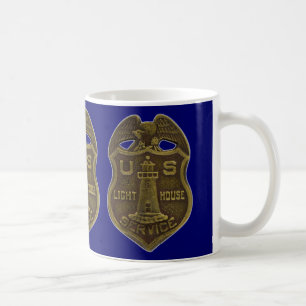 RARE U.S. LIGHTHOUSE SERVICE COFFEE MUG