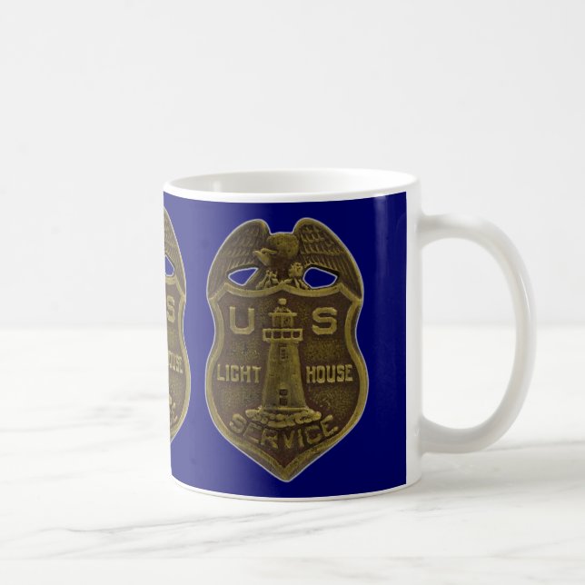 RARE U.S. LIGHTHOUSE SERVICE COFFEE MUG (Right)