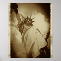 Rare Vintage Statue of Liberty Historical Picture