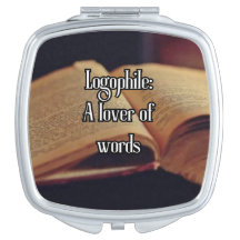 Rare Words Compact Mirrors-Logophile