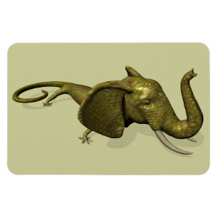 Rarely Seen Geckophant Magnet