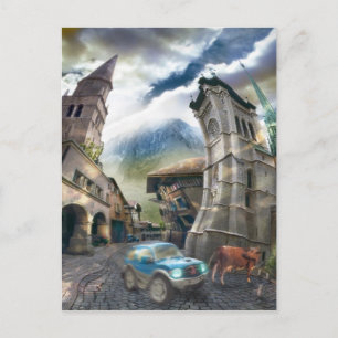 Raro Pueblo (fragment) - Carte postale