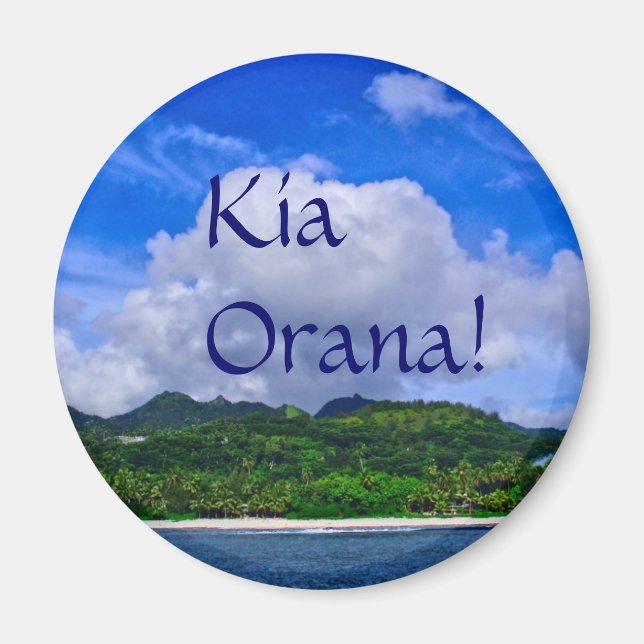 Rarotonga Magnet (Front)