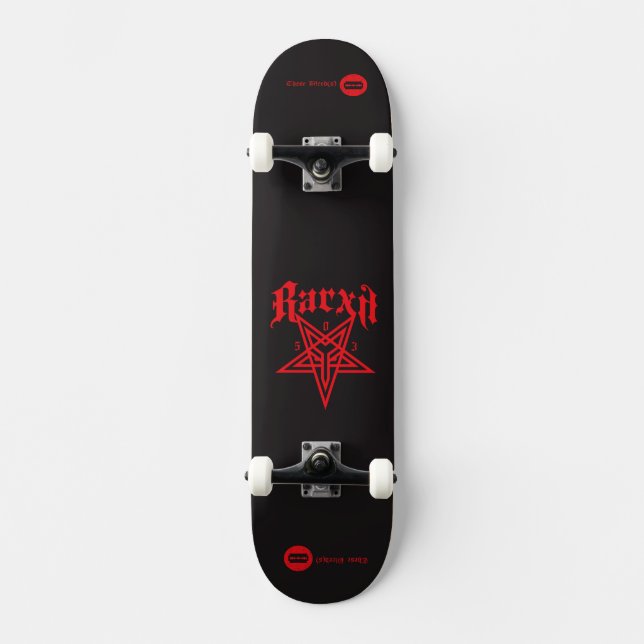 Rarxh Deck_Pentagram Skateboard (Front)