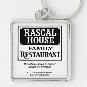 Rascal House Family Restaurant, Lincolnwood, IL Keychain