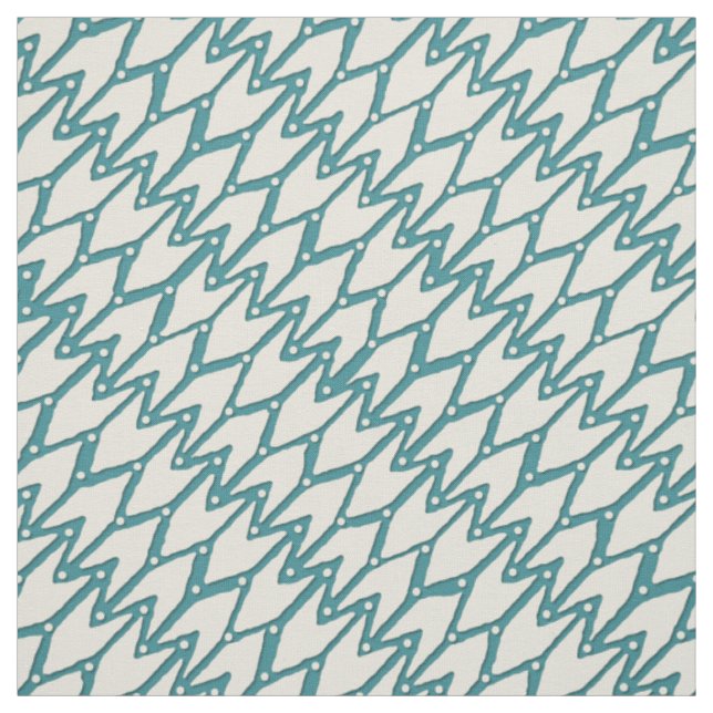 Rashmi ikat peacock ivory fabric (Swatch)