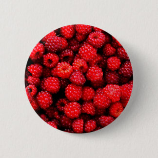 Raspberries 2 inch round button