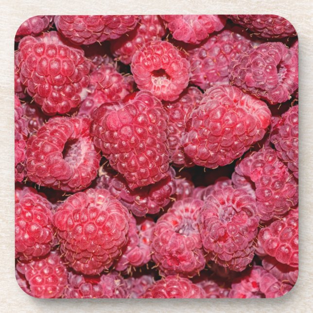 Raspberries Coaster (Front)
