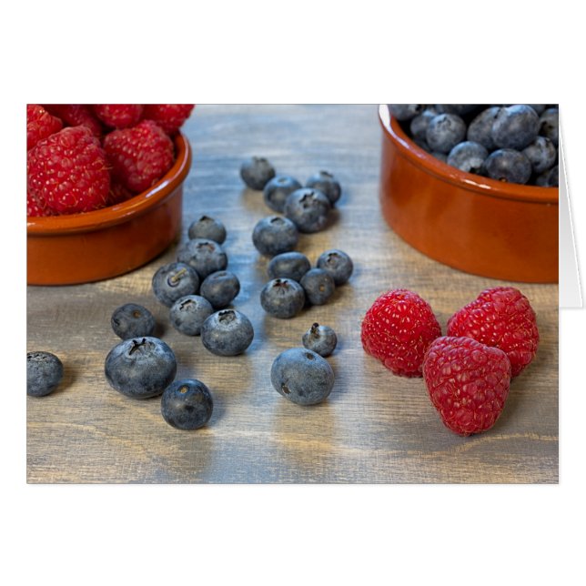 Raspberries et Blueberries (Devant horizontal)