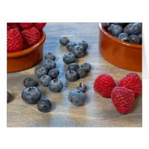 Raspberries et Blueberries