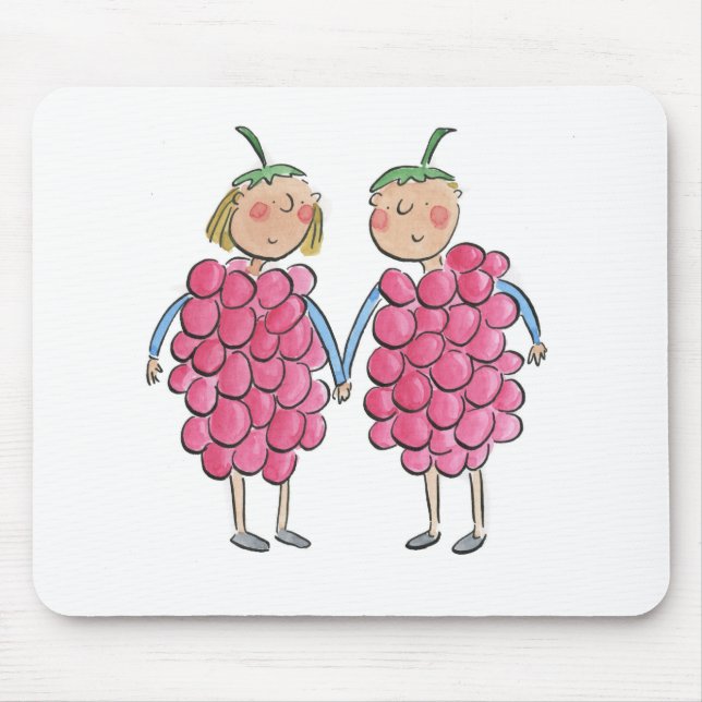 Raspberries Mouse Pad (Front)