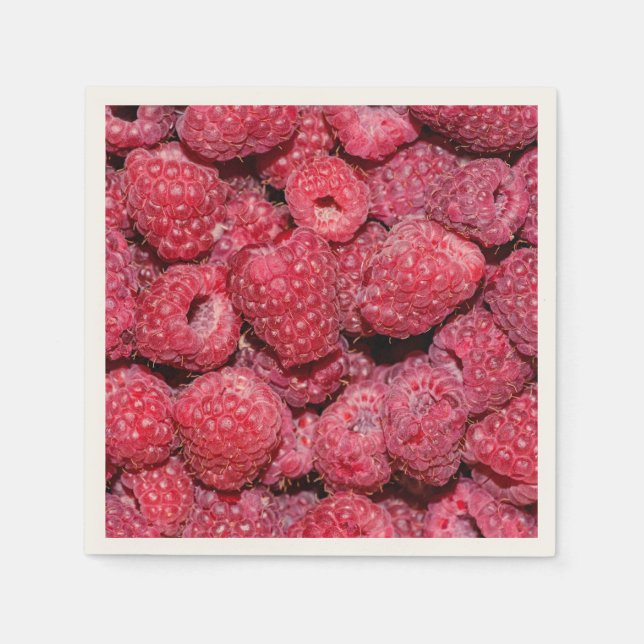 Raspberries Napkin (Front)