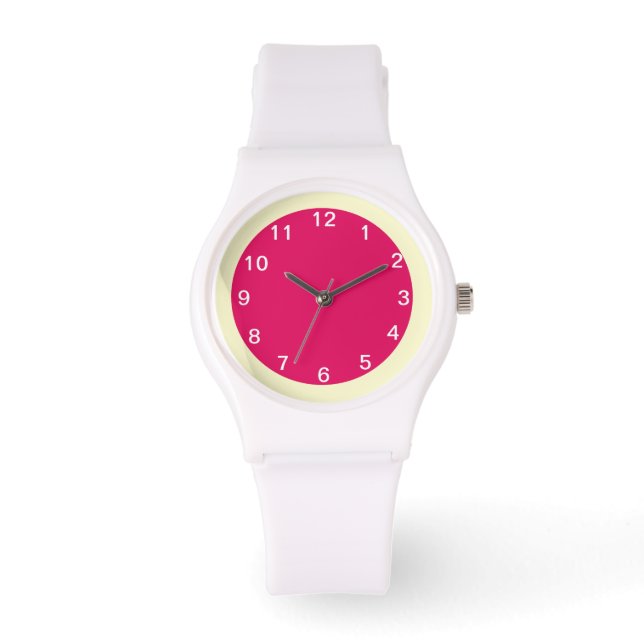 Raspberry and Cream Watch (Front)