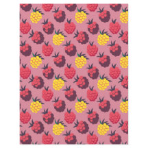 Raspberry and stripes double-sided scrapbook paper