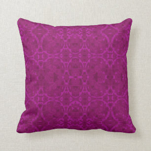 Raspberry Brocade Pillow in 2 Sizes