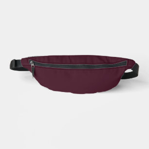 Raspberry Burgundy, Solid Burgundy Fanny Pack