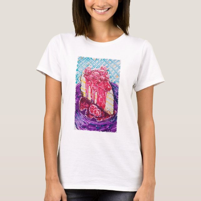 Raspberry Cake T-Shirt (Front)