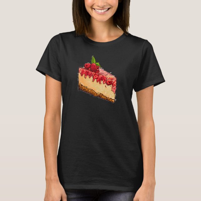 Raspberry Cheesecake Couples Group Party Halloween T-Shirt (Front)