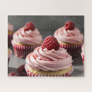 Raspberry Cupcakes Jigsaw Puzzle