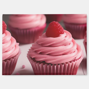 Raspberry Cupcakes Magnet