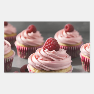 Raspberry Cupcakes Sticker