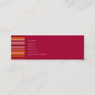 Raspberry Fizz • Profilecard Mini Business Card