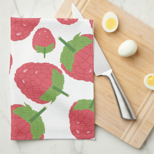 Raspberry Fruit Design Kitchen Towel