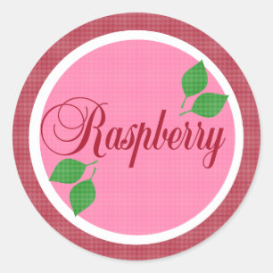 Raspberry Fruit Label Sticker