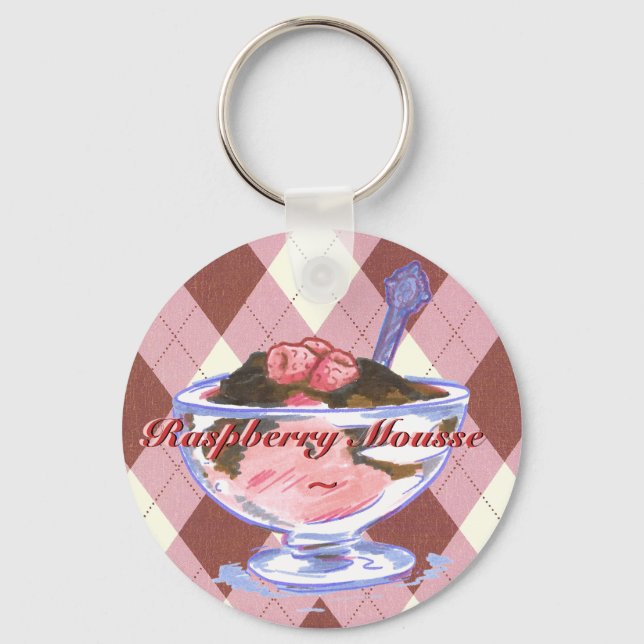Raspberry Icecream Keychain (Front)