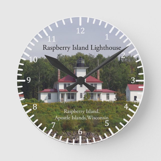 Raspberry Island Lighthouse clock (Front)