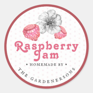 Raspberry Jam Classic Round Sticker