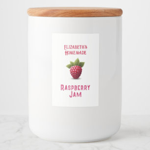 Raspberry Jam Food Label