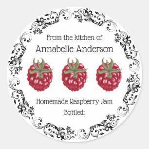 Raspberry Jam Label Personalize