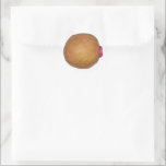 Raspberry Jelly Doughnut Doughnut Sufganiyah Hanuk Classic Round Sticker<br><div class="desc">Stickers feature an original marker illustration of a raspberry-filled jelly doughnut. Perfect for your favourite breakfast fanatic!

This foodie illustration is also available on other products. Don't see what you're looking for? Need help with customization? Contact Rebecca to have something designed just for you.</div>