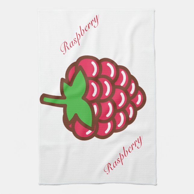 Raspberry Kitchen Towel (Vertical)