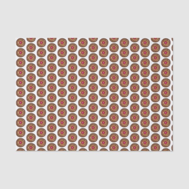 Raspberry Linzer Torte Christmas Cookie Holiday Tissue Paper (Front)
