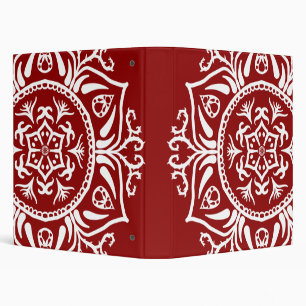 Raspberry Mandala Binder