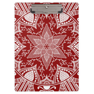 Raspberry Mandala Clipboard