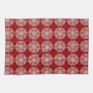 Raspberry Mandala Kitchen Towel