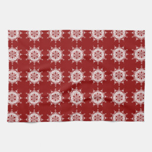 Raspberry Mandala Kitchen Towel