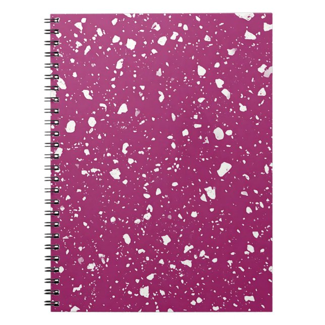 Raspberry Marble Notebook (Front)