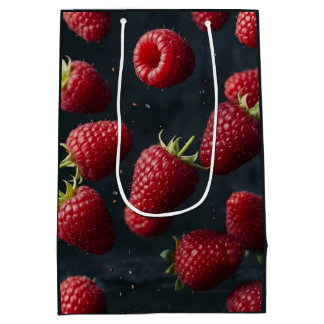 raspberry medium gift bag