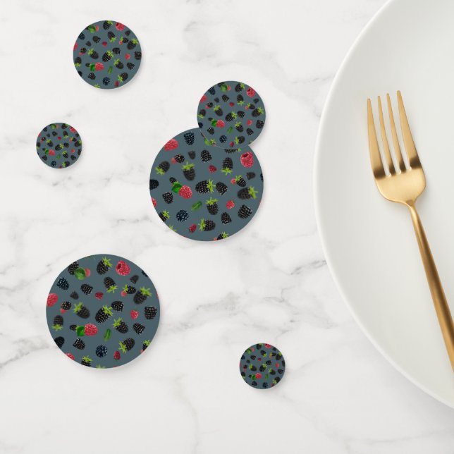 Raspberry Pattern 2 Confetti (Group)