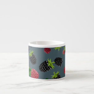Raspberry Pattern 2 Espresso Cup