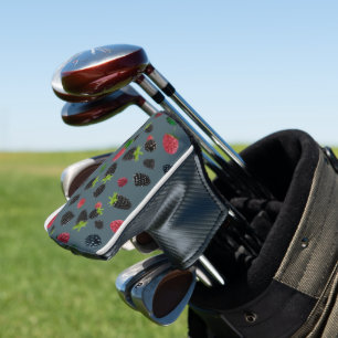 Raspberry Pattern 2 Golf Head Cover