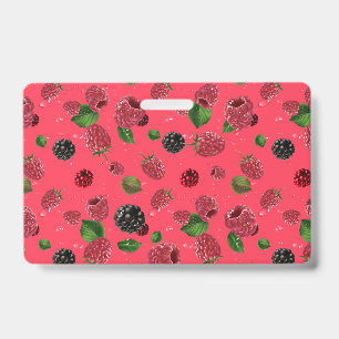 Raspberry Pattern Badge