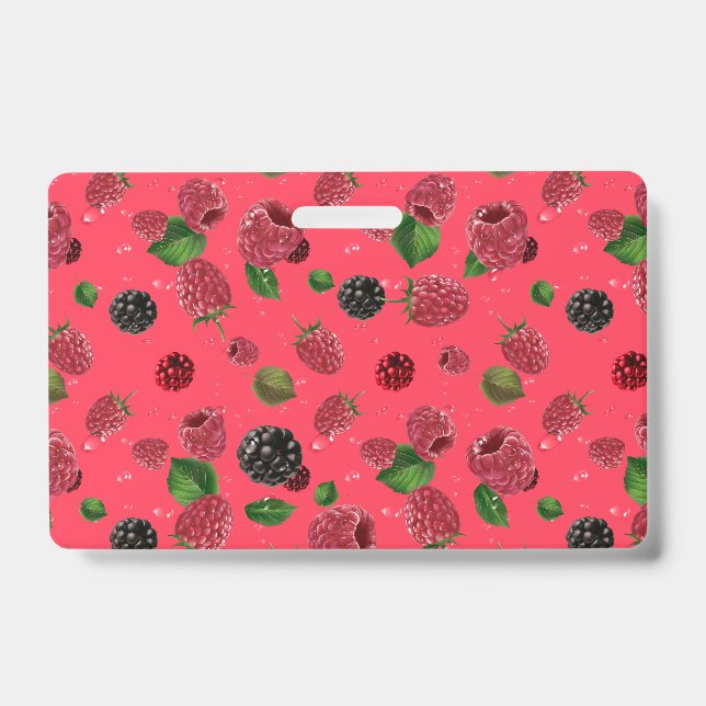 Raspberry Pattern Badge (Front)