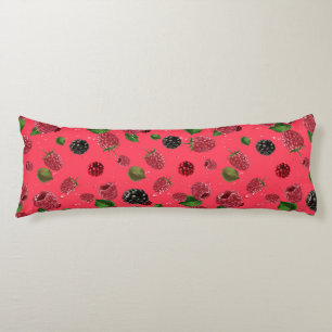 Raspberry Pattern Body Pillow