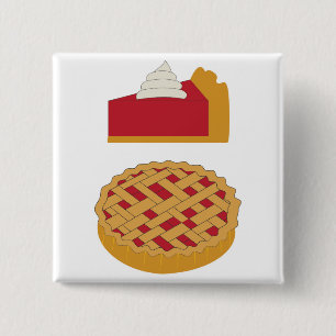 Raspberry Pie 2 Inch Square Button